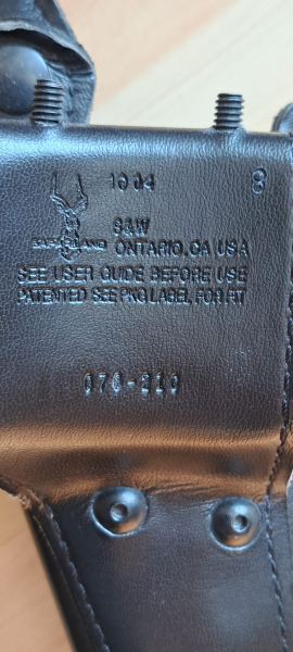 Safariland 070-210 Holster 1004 Smith & Wesson Pistolen – Bild 5