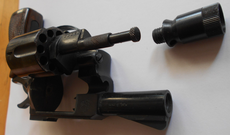 alter Schreckschuss Revolver Arminius HW2 R mit Becher cal. 9mm Platz/Gas 70er Jahre Sammlerstück – Bild 4