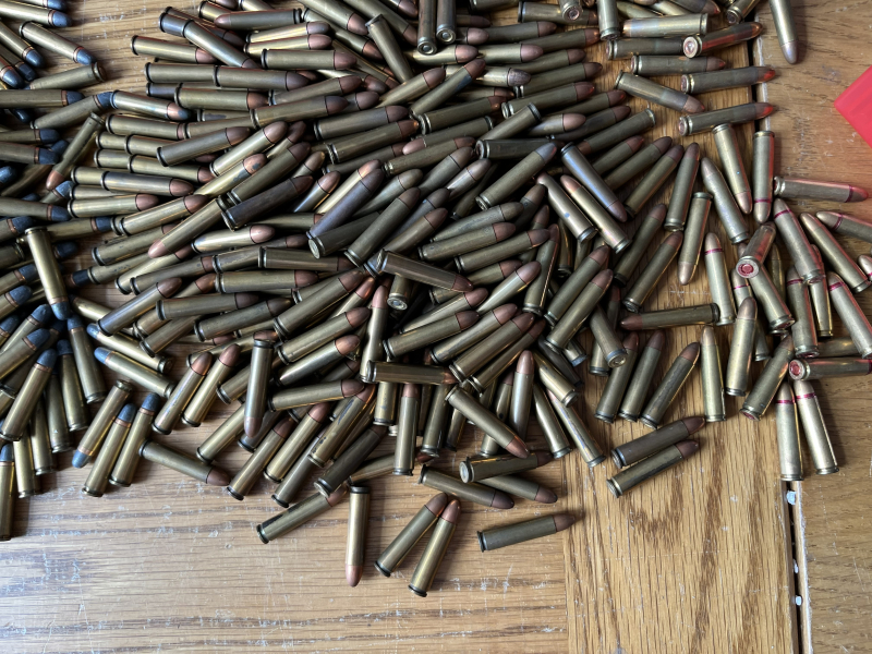 530 Patronen .30 Carbine M1 7,62x33 Teilmantel DAG WCC 43 Surplus Vollmantel – immagine 5