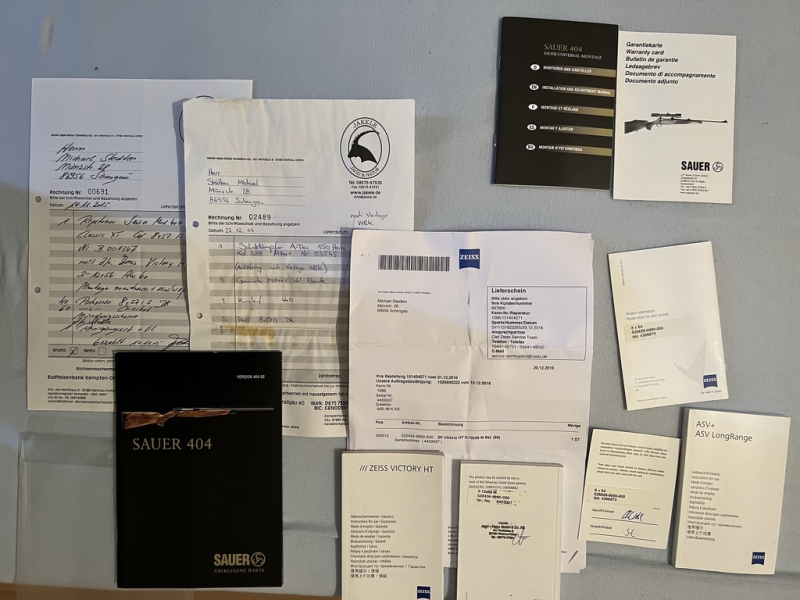 Sauer 404 + Zeiss Victory HT 8x57is – imagem 2