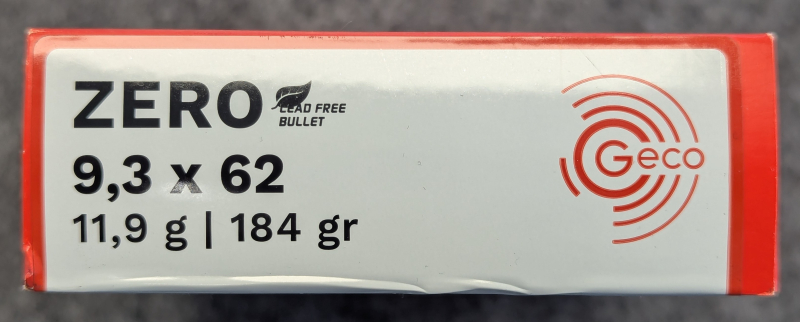20x Geco 9,3x62 Zero 11,9g / 184gr – zdjęcie 2