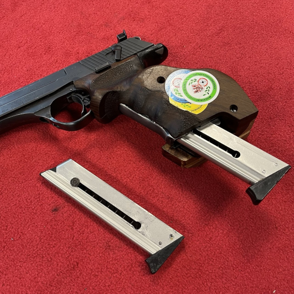 Erma ESP 85A- Kal. .22lR - Halbautomatische Pistole mit abnehmbarem Laufgewicht – Bild 3