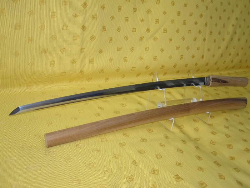 Antikes japanisches Katana in Shirasaya, signiert „ Sesshū ju Sukemune“ 攝州住助宗 – Bild 2