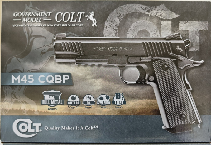 Colt Government M45 ( wie 1911) CQB * BlowBack System * CO² – Bild 2