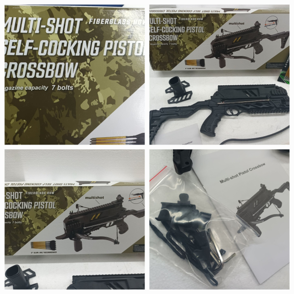 Pistolenarmbrust + Magazin *** NEU *** Armbrust MULTI-SHOT +++ WERT ca 180,-EUR >!< – Bild 2
