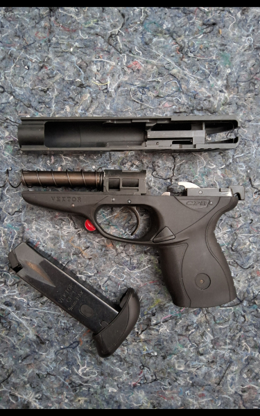 Pistole Röhm Vektor CP 1 in 9mm PAK PTB 749 – Bild 3