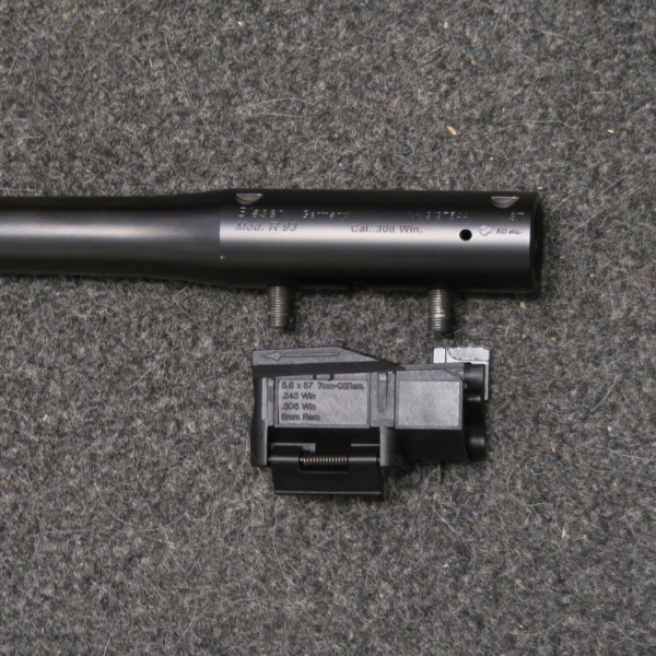 SELTEN: BLASER R93 308WIN WINCHESTER SEMIWEIGHT WECHSELLAUF 52cm LÄNGE m. GEWINDE M17x1 und MAGAZIN – Bild 2