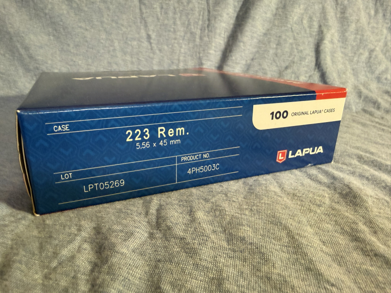 100 Lapua Hülsen Kaliber .223 Remington /.223 Rem - NEU/OVP – billede 2