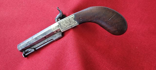 englische Taschenpistole, ca. 1840/50 – Bild 3
