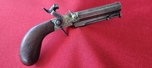 englische Taschenpistole, ca. 1840/50 – Bild 5