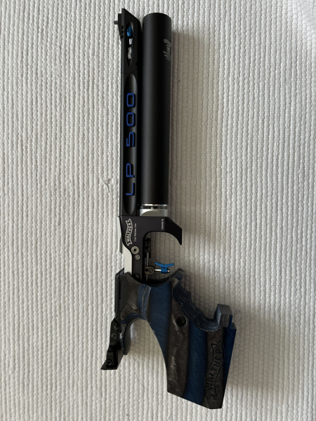 Luftpistole WALTHER LP500 EXPERT "BLUE ANGEL" MIT 1 X ALU-KARTUSCHE – obrázek 3
