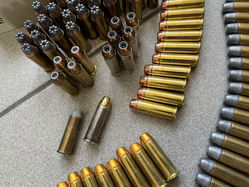 Konvolut 270 Patronen .44RemMag .44 Magnum Remington CBC Magtech Federal IMI Silber Gold – immagine 5
