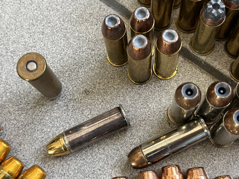 Konvolut 270 Patronen .44RemMag .44 Magnum Remington CBC Magtech Federal IMI Silber Gold – immagine 4