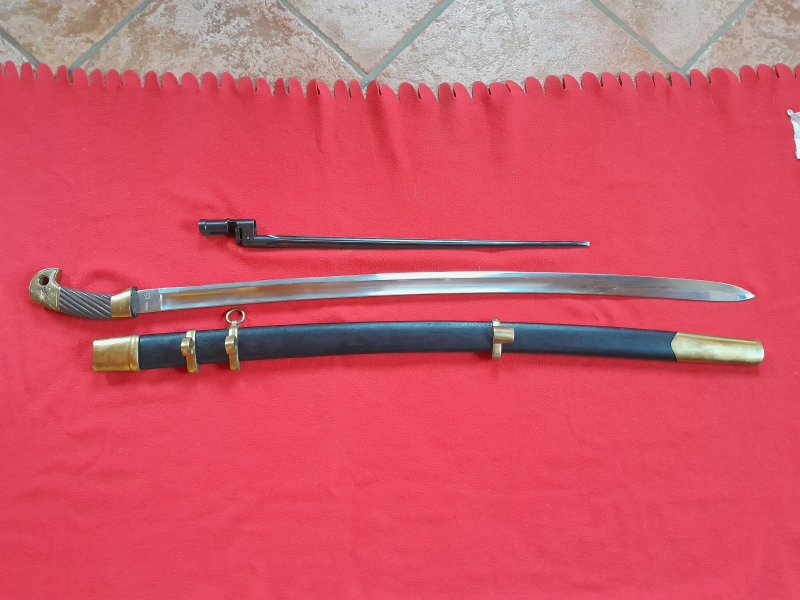Schaschka (Replik) mit Scheid und Bajonet – Bild 3