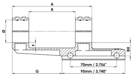 ERATAC Blockmontage Extended, Schnellspannhebel ø 30 mm + 22 mm Bauhöhe (0 MOA Vorneigung), 282 g – Bild 3
