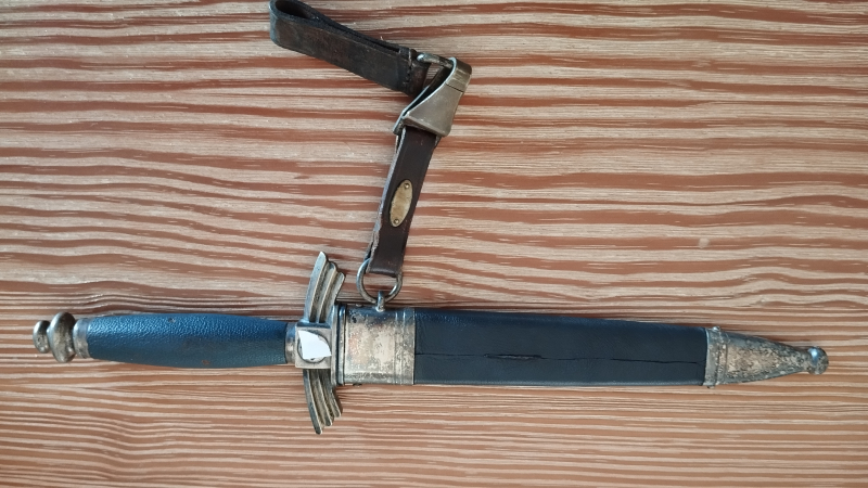 DLV/NSFK- Dolch, Fliegermesser Gebr.Heller Marienthal – imagen 3