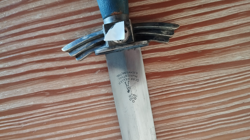 DLV/NSFK- Dolch, Fliegermesser Gebr.Heller Marienthal – imagen 6