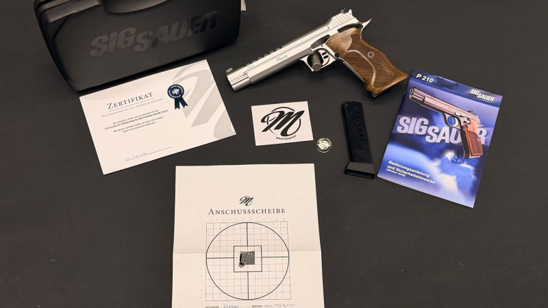 SIG SAUER P210 Skeleton Silver 6" | GSG Mastershop | 9mmLuger | Limitiert | MADE IN GERMANY – Bild 6