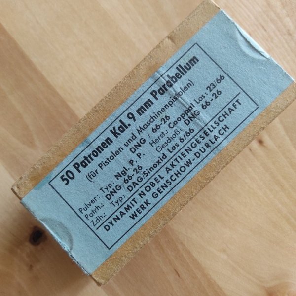 Sammlermunition 50 Patronen im Kaliber 9mm Luger (Parabellum) – obrázek 3