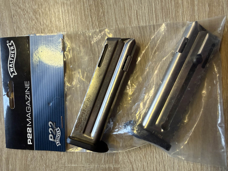 Walther P22 Q Magazin .22LR 10 Schuss Edelstahl 512604 – immagine 1