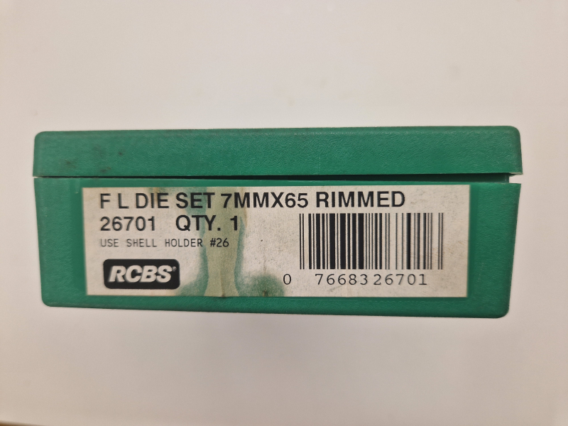 RCBS F L 2-DIE MATRIZENSET für 7MMx65 RIMMED – Bild 2