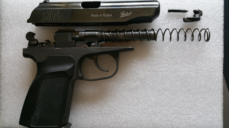 Makarov Pistole MP-654K, T-00, Co2, 4,5mm, Ganzstahlpistole – Bild 2