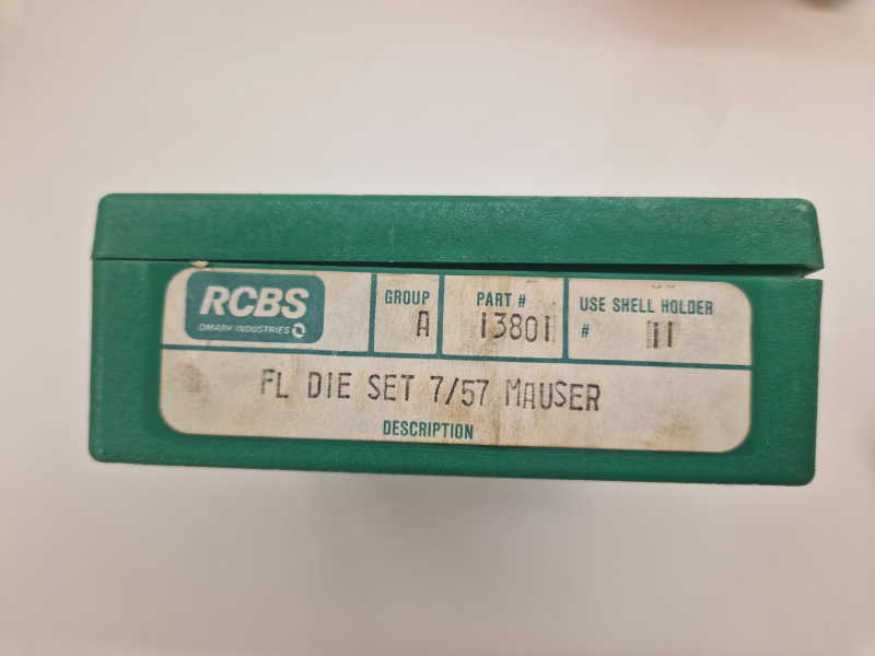 RCBS F L 2-DIE MATRIZENSET für 7x57 MAUSER – Bild 2