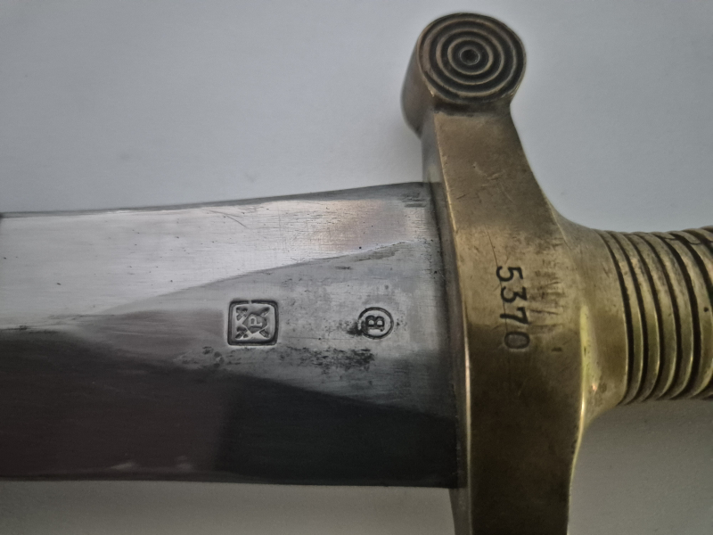 Kurzschwert Artillerie Französisches Bajonett – Bild 3