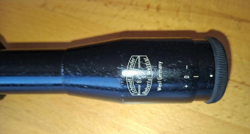 S&B Zielfernrohr 8x56 mit Leuchtpunkt und Montage – Bild 3