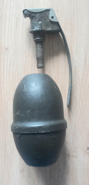 WW2, Raarrrrr, Orig. US Handgranate MK1 ILLUMINATING, Leuchtgranate, BrandgranateWW2, – image 2