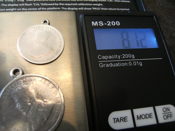 2 x Silber Münzanhänger Australien 1916 – billede 3