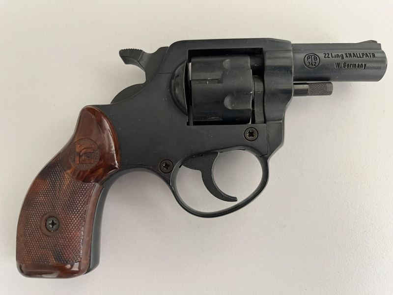 Röhm RG 77 PTB 342 .22 lang Knall mit Originalkarton – nuotrauka 1