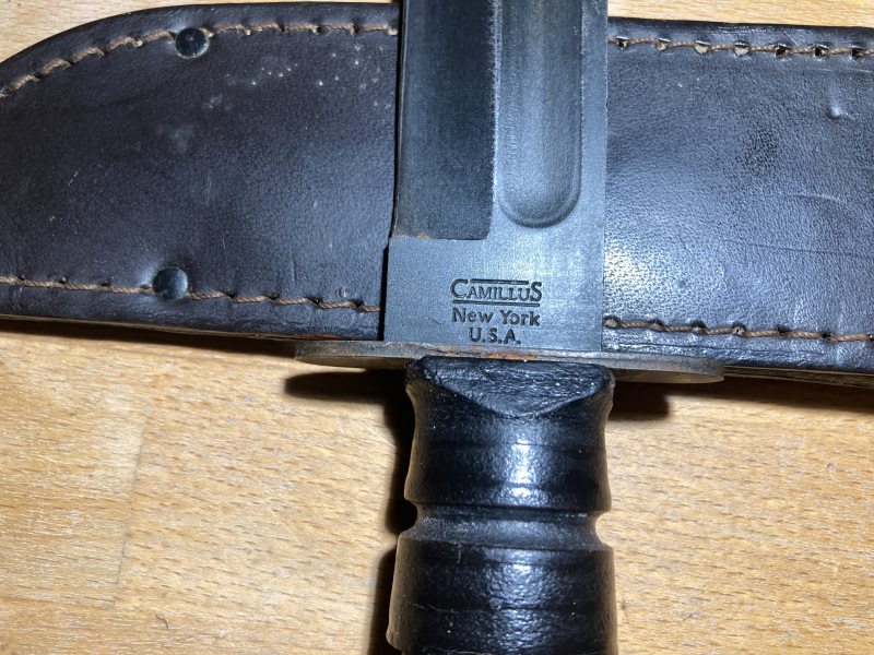 Original Camillus USN US Army Ka Bar Kampfmesser WW2 oder Vietnam – Bild 2