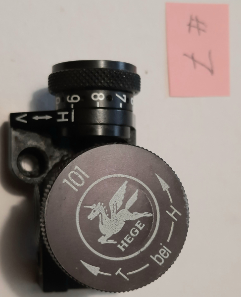 HEGE Diopter Visier Match Modell 101 für 11 mm Prismen – Bild 2