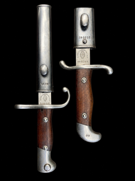 Argentinien Machete m1909 und Bajonett m1909 NUMMERNGLEICH – Bild 2