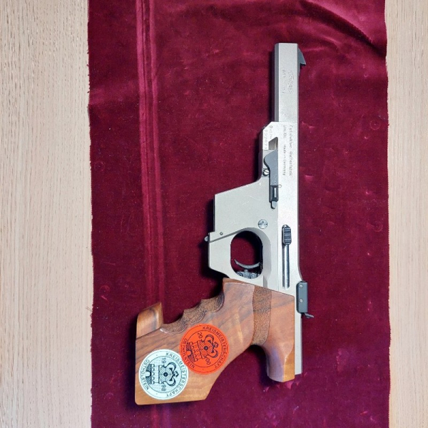 Walther GSP, vernickelt, Kal. .22 lr – Bild 2