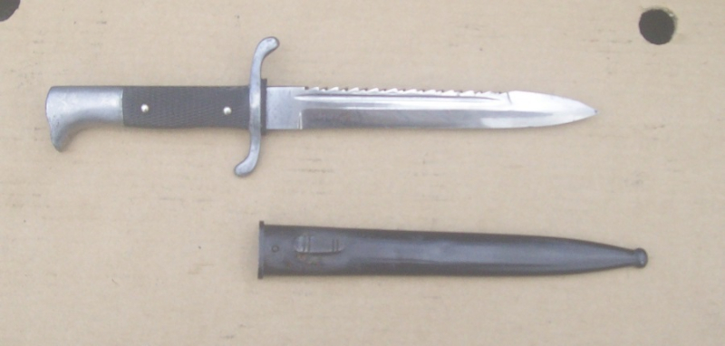 Seitengewehr Feuerwehrmit Sägeklinge 2.W.K. – Bild 4