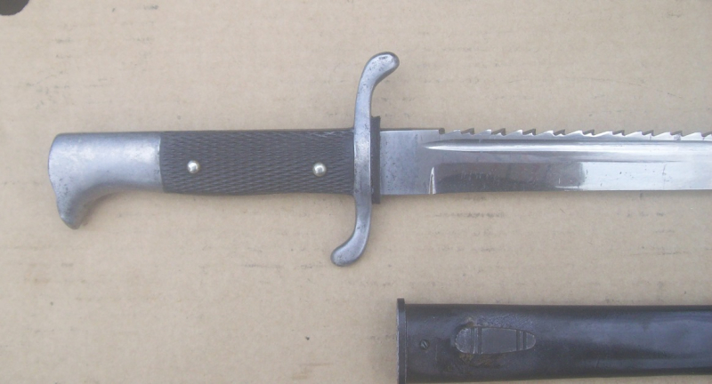 Seitengewehr Feuerwehrmit Sägeklinge 2.W.K. – Bild 2