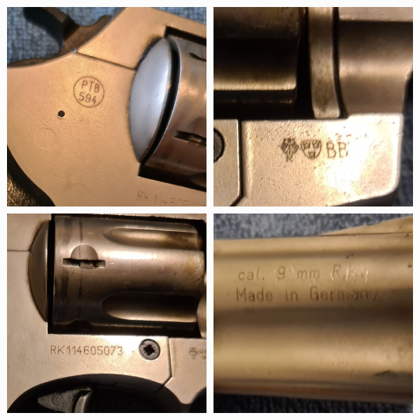 Schreckschussrevolver Röhm RG 89, 9mm RK, PTB 594 , - Nickel - – Bild 5