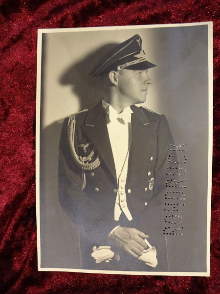orig.Adjudantenschnur mit Trägerfoto 3.Reich Luftwaffe – Bild 2
