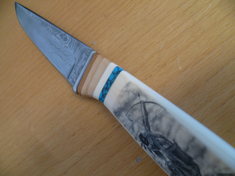 Sammlermesser Scrimshaw Dorinel Stoica – Bild 6