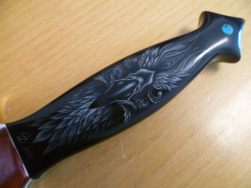 Sammlermesser Scrimshaw Dorinel Stoica – Bild 4