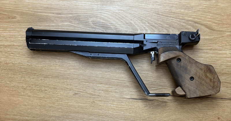 Pistole Feinwerkbau Mod. 100 Kal. 4,5/.177 ++ SEHR GUTER ZUSTAND ++ – Bild 3