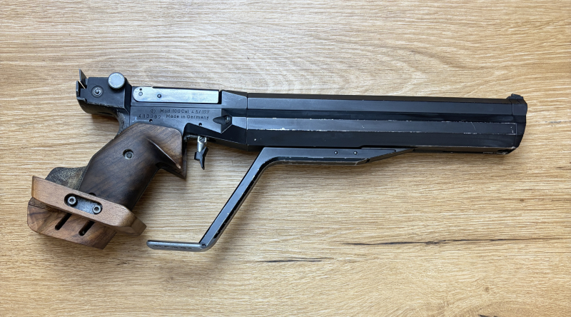 Pistole Feinwerkbau Mod. 100 Kal. 4,5/.177 ++ SEHR GUTER ZUSTAND ++ – Bild 3