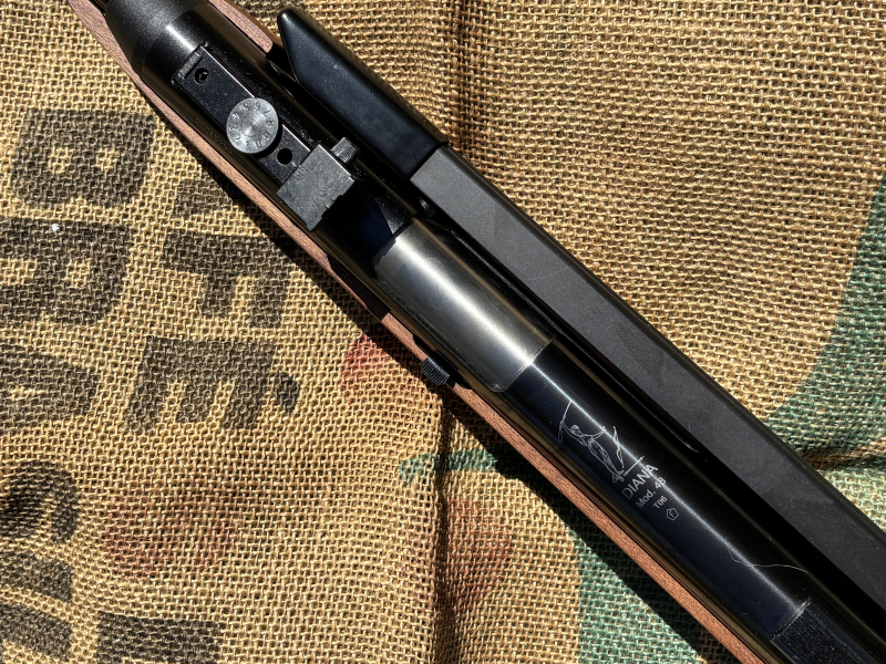 Diana 48 Luftgewehr mit Seitenspanner Kaliber 4,5 mm Buchenholzschaft – Bild 3
