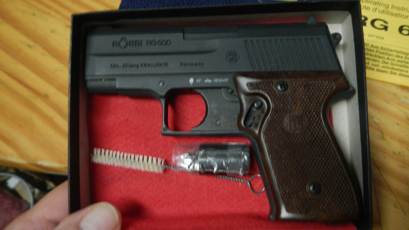 Schreckschuß Pistole Röhm RG 600 / 22 Lang Knall Knall PTB 348 unbenutzt aus Sammlung – Bild 2