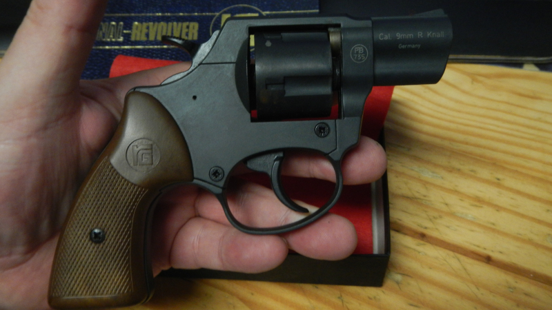 Schreckschuß Revolver Röhm RG 59 N Le Petit / Kaliber 9mm R Knall PTB 735 Topzustand – Bild 3