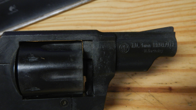 Schreckschuß Revolver Röhm RG 89 / Kaliber 9mm R Knall PTB 451 stärker gebraucht – Bild 4