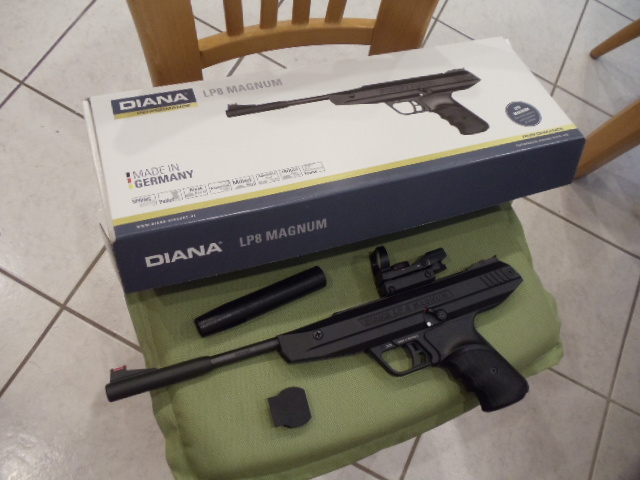 Diana LP 8 Magnum in 4,5mm neuwertig. – billede 1