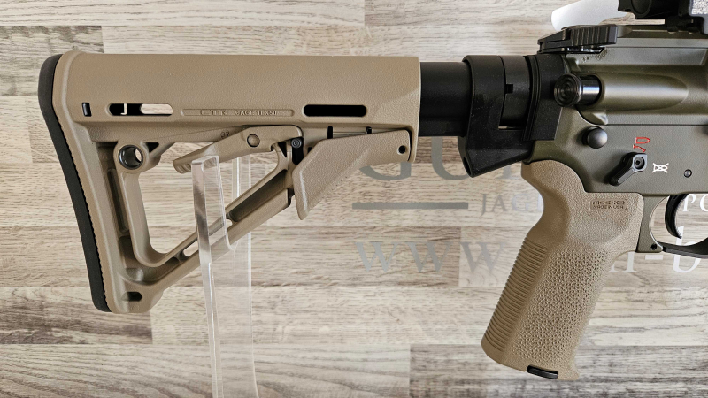 Neuware vom Fachhandel - Schmeisser AR15 M5FL Sondermodell MAGPUL 16,75" OD Green .223Rem mit Optik – Bild 3